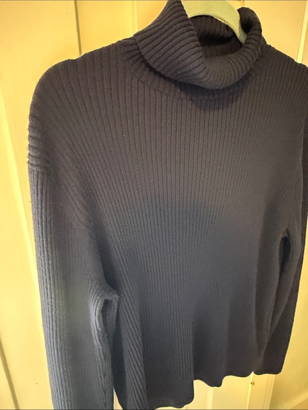 Banana Republic Wool Turtleneck Sweater in black
